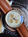 Rare... Breitling Old Navitimer II | Ref: D13022 | Tritium Dial | 18k Gold Bezel | Original Buckel and Strap!