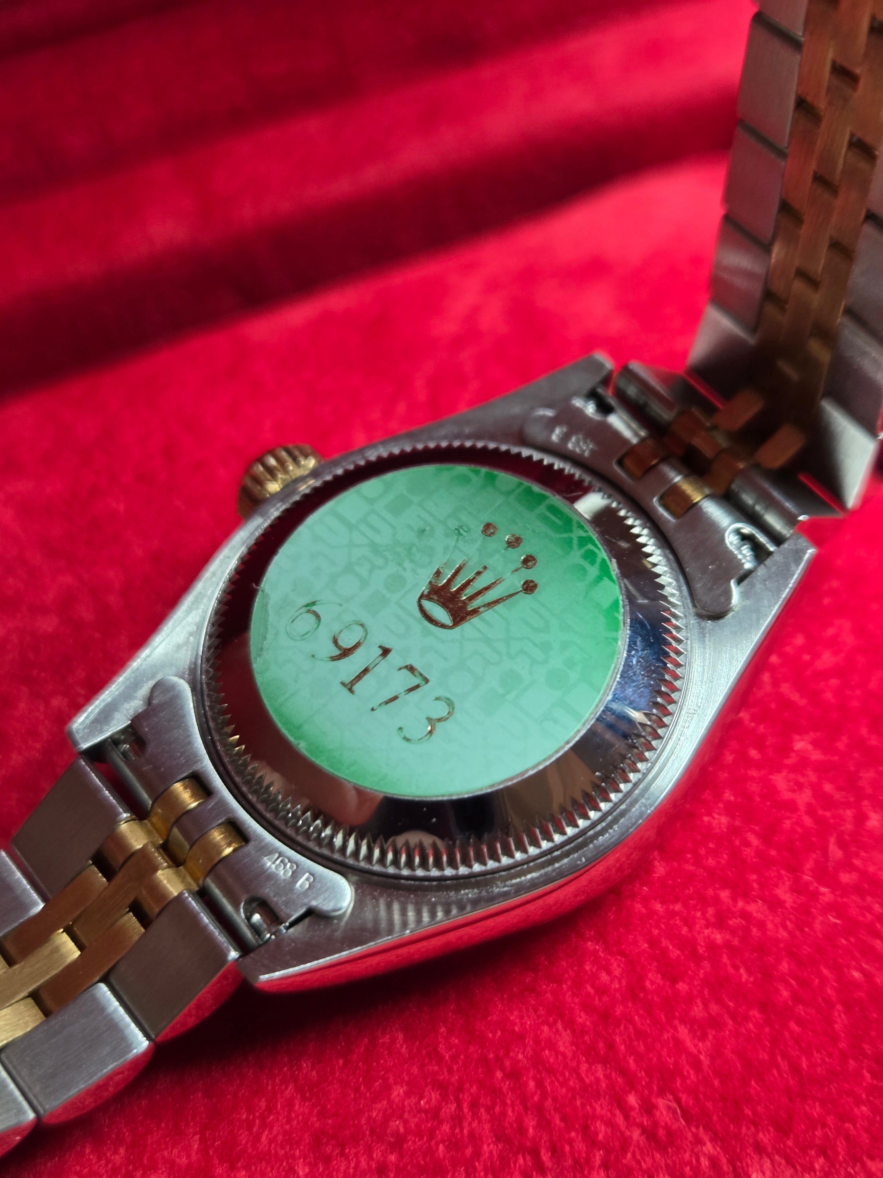 Rolex Lady Datejust 26 | Ref: 69173 | Champagne Big Diamond Dial | Un-polished | Full-Set |1997 | Excellent Condition!