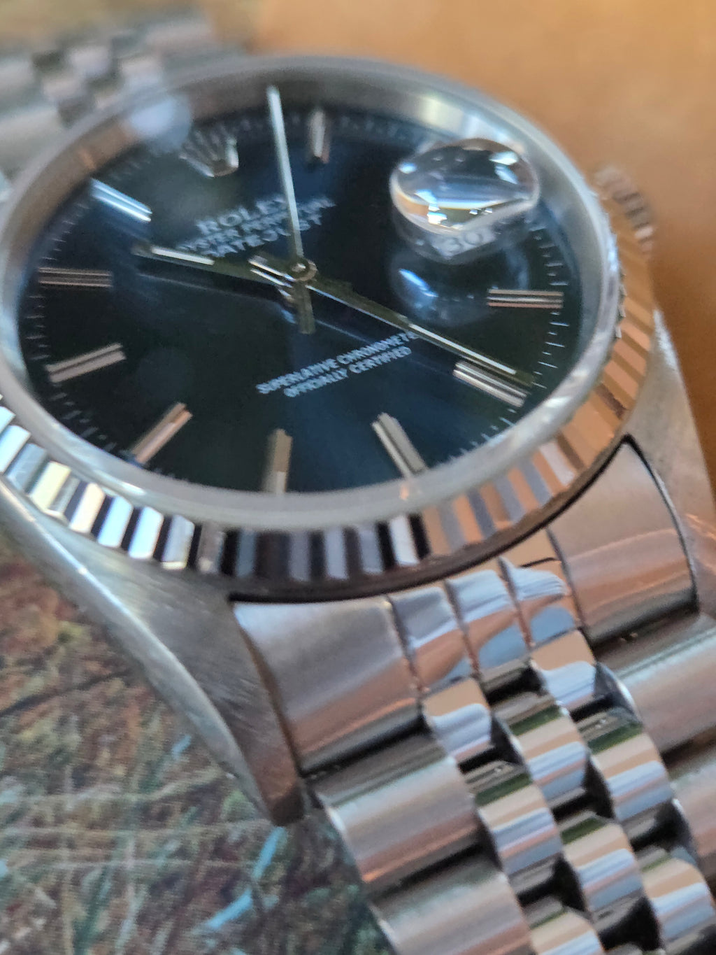 Rolex Datejust 36 | Ref. 16234 | Sunburst Blue Dial | Watch &amp; Box | 1991 | Excellent Condition!
