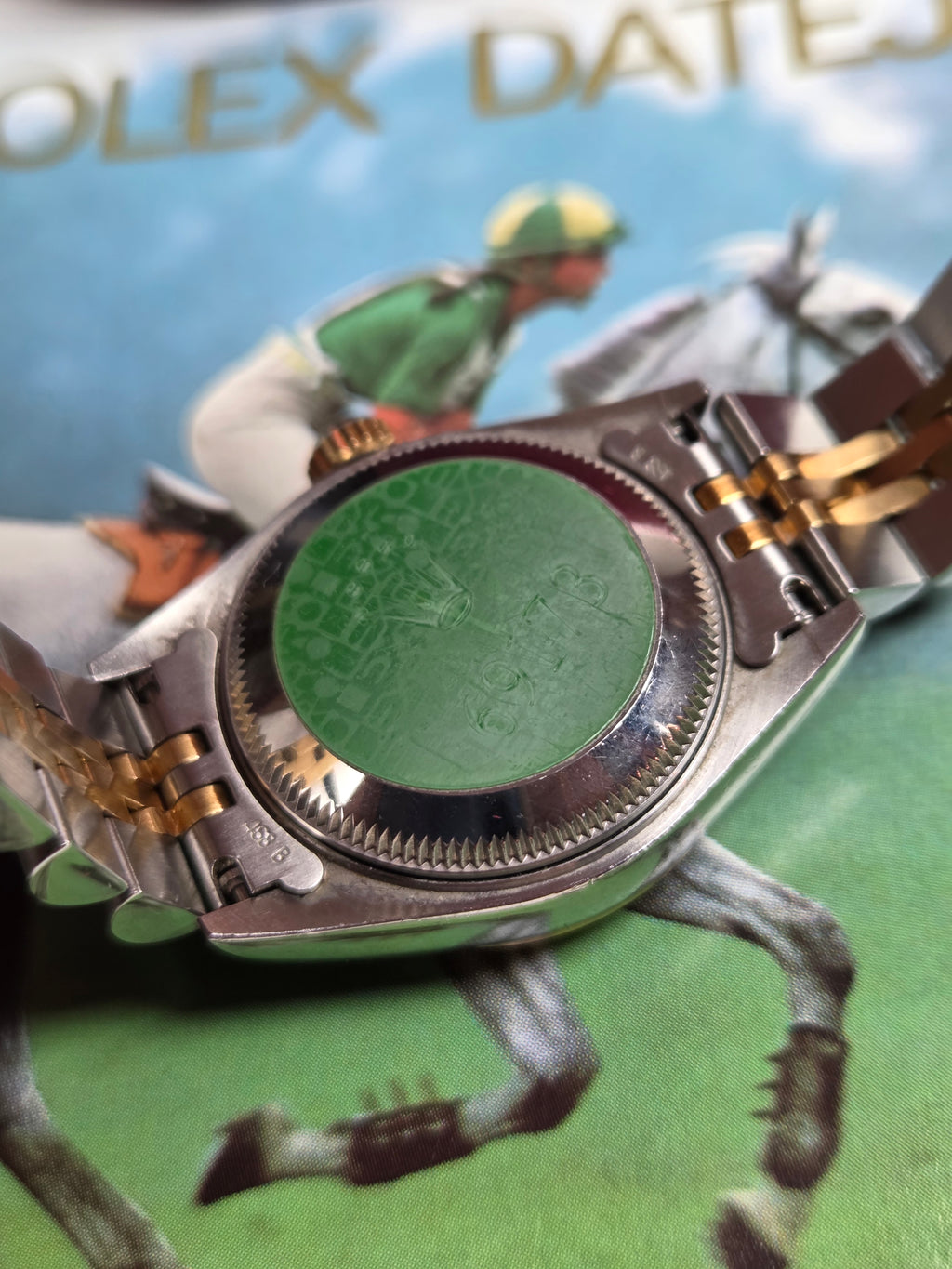 Rolex Lady-Datejust 26 (Ref. 69173) – Factory "Big Diamond" Champagne Dial - 1995 Box &amp; Papers!