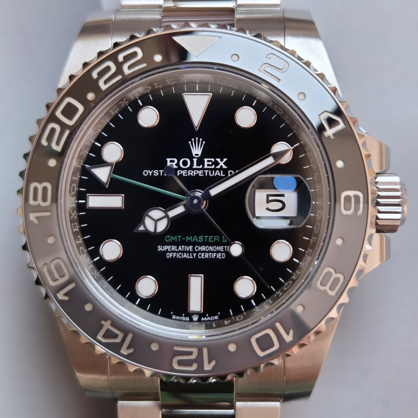 Rolex GMT-Master II "Bruce Wayne" | Ref. 126710GRNR (2025) — Full Set