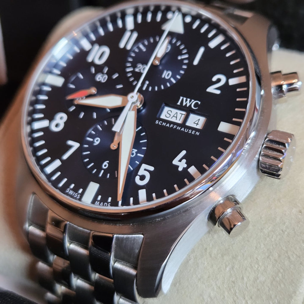 IWC Pilot Chronograph | 2023 | Blue Dial | Ref: IW377717 | Full-Set | Excellent Condition!