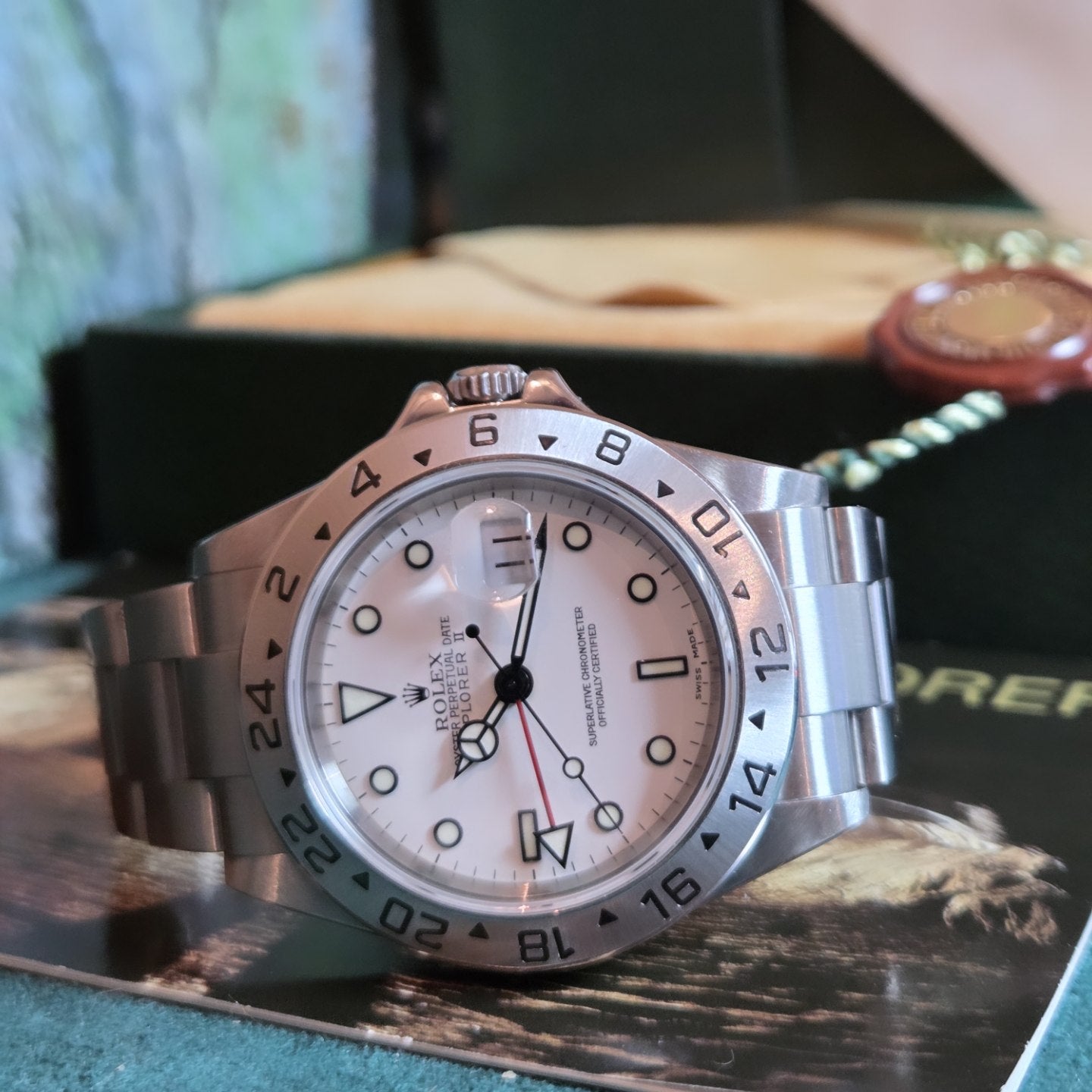 Rolex Explorer II "Polar" | Ref. 16570 (2003) — Full Set