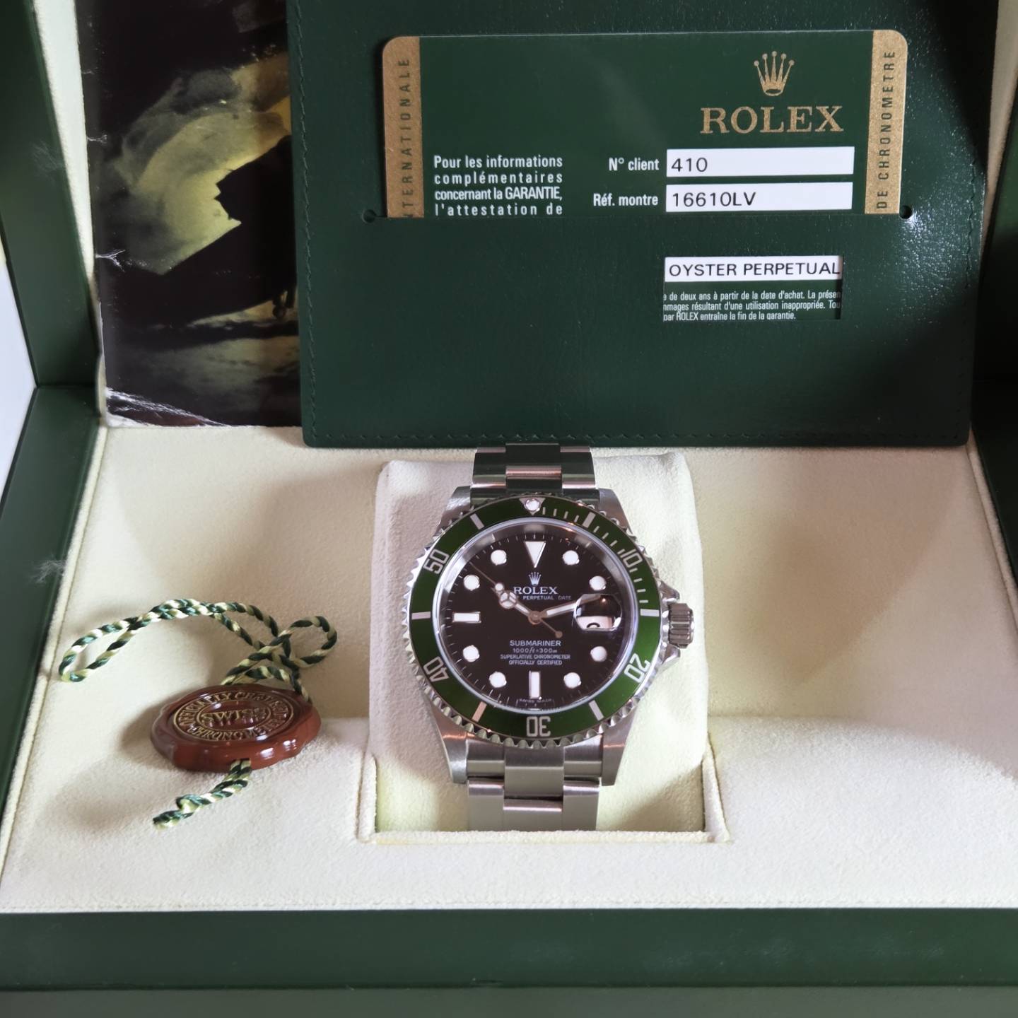 Rolex Submariner Date "Kermit" | Ref. 16610LV (2007) | Box &amp; Papers | Excellent condition!