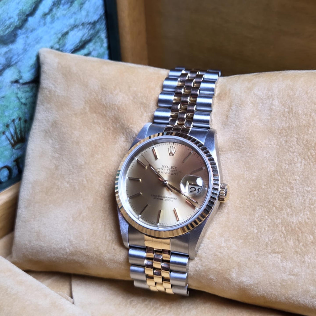 Rolex Datejust 36 — Ref. 16233 (X-Serial, c. 1991) Watch &amp; Box | Excellent Condition!