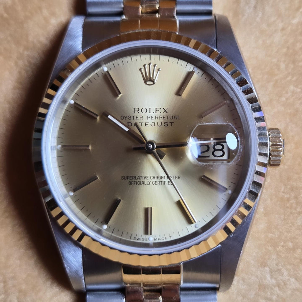 Rolex Datejust 36 — Ref. 16233 (X-Serial, c. 1991) Watch &amp; Box | Excellent Condition!