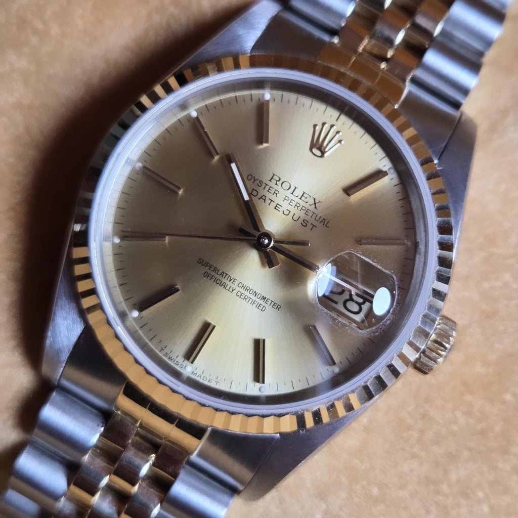 Rolex Datejust 36 — Ref. 16233 (X-Serial, c. 1991) Watch &amp; Box | Excellent Condition!