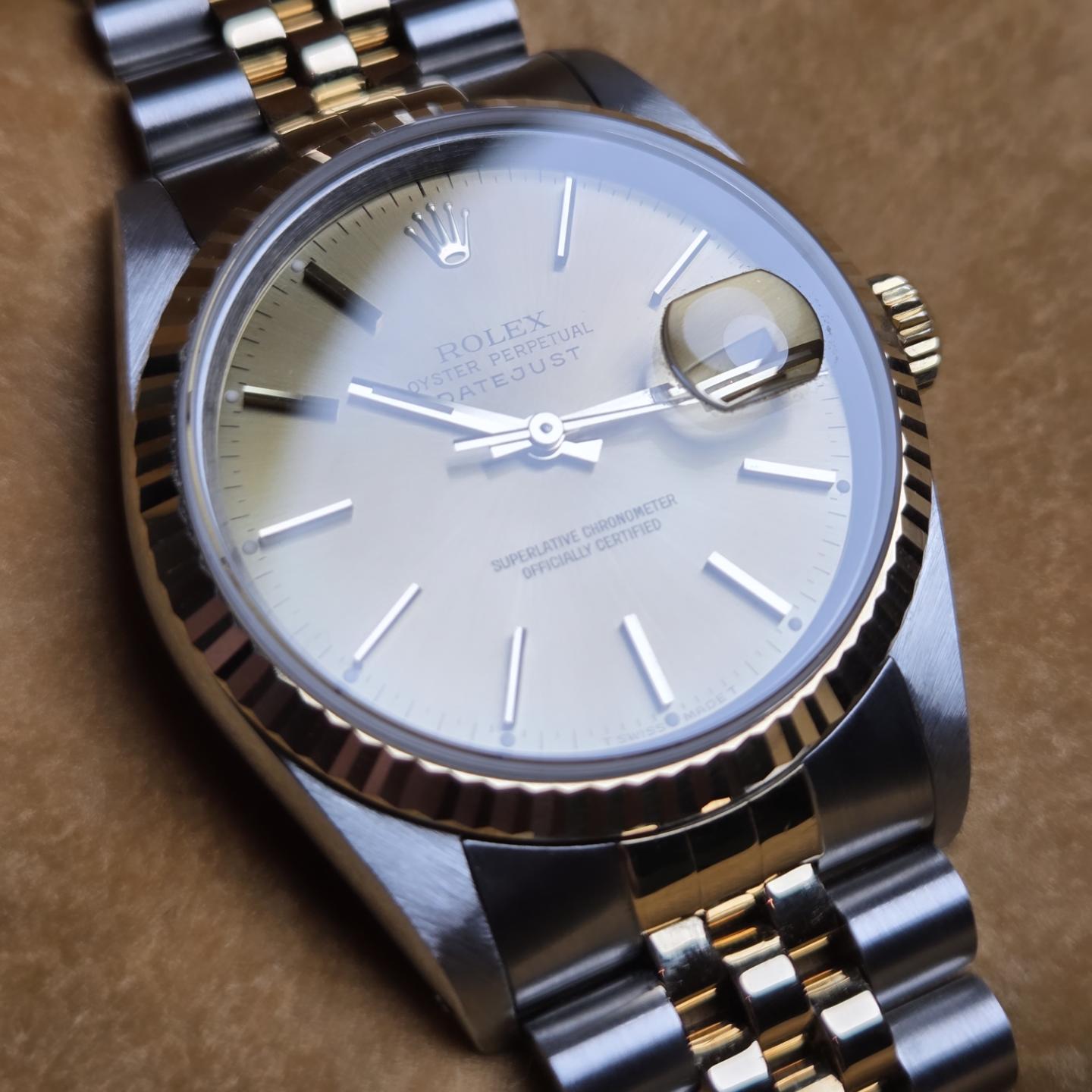 Rolex Datejust 36 — Ref. 16233 (X-Serial, c. 1991) Watch &amp; Box | Excellent Condition!
