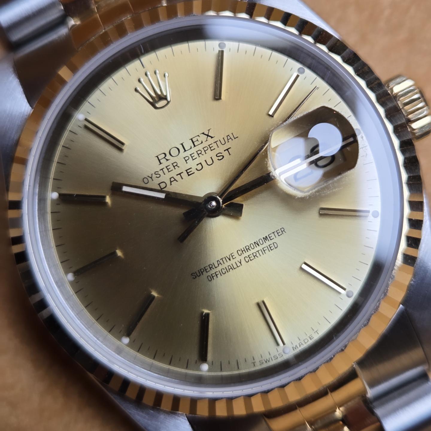 Rolex Datejust 36 — Ref. 16233 (X-Serial, c. 1991) Watch &amp; Box | Excellent Condition!