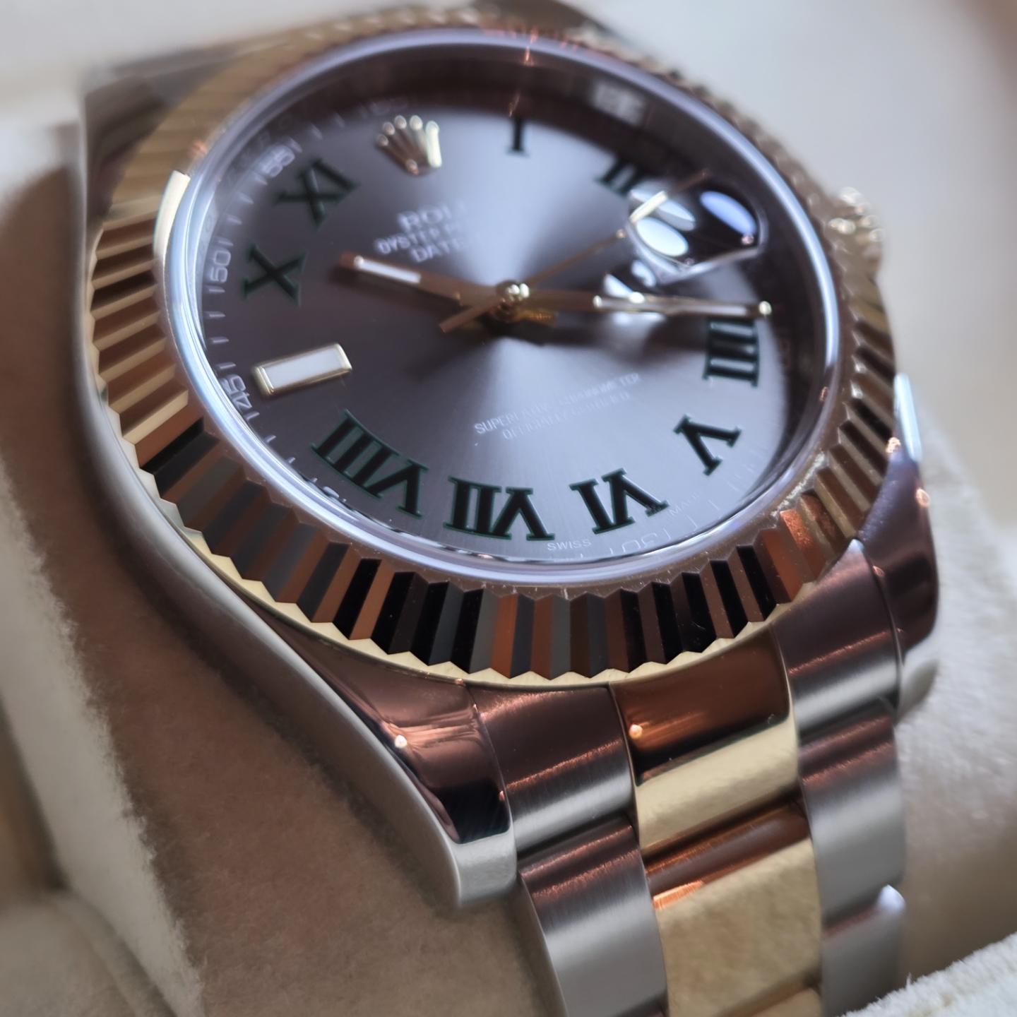 Rolex Datejust II "Wimbledon' 41mm (Ref. 116333) - Two-Tone Yellow Gold &amp; Steel!