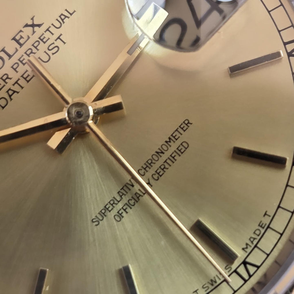 Rolex Datejust 36 Champagne Dial Ref. 16233 (Box &amp; Papers Dated 1993)