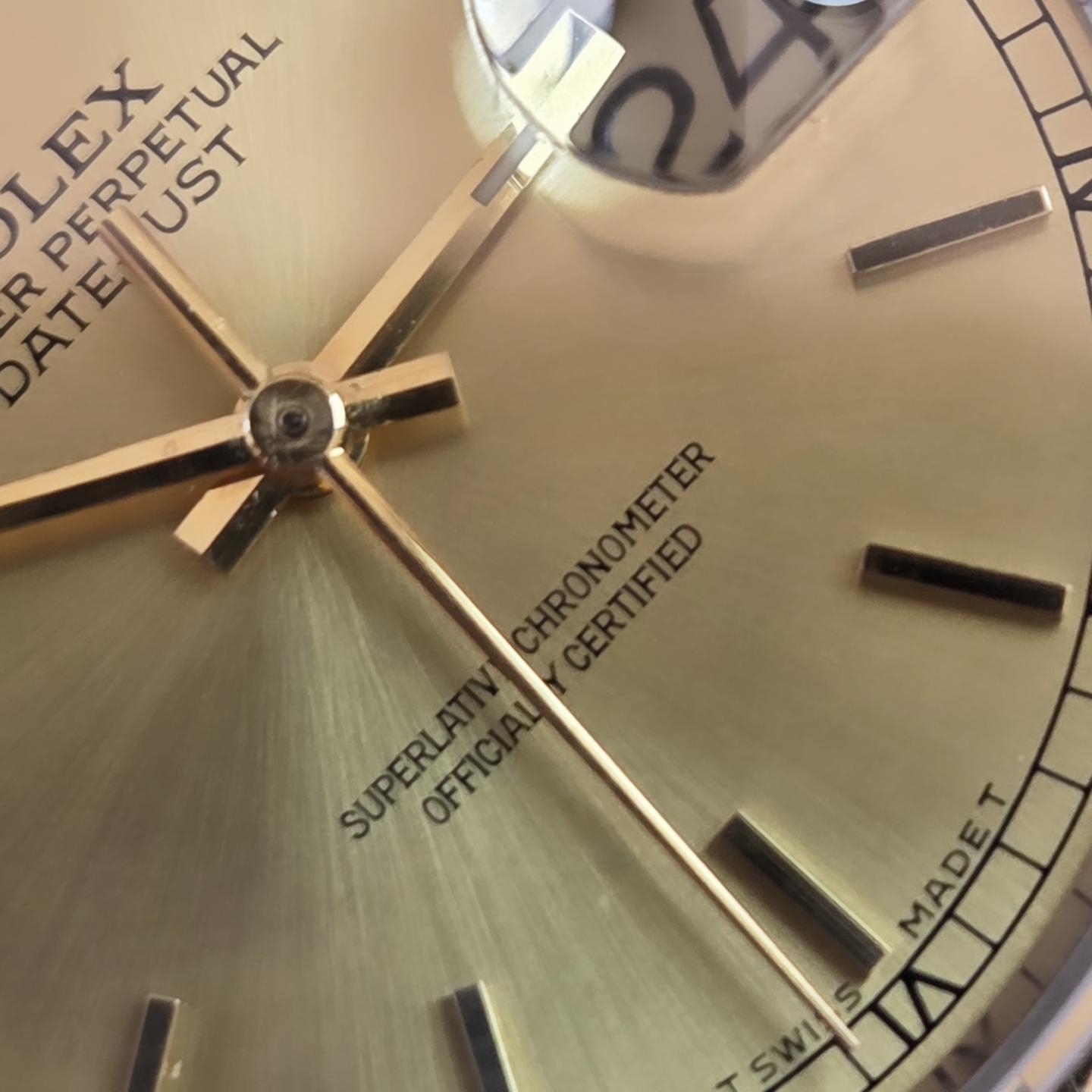 Rolex Datejust 36 Champagne Dial Ref. 16233 (Box &amp; Papers Dated 1993)