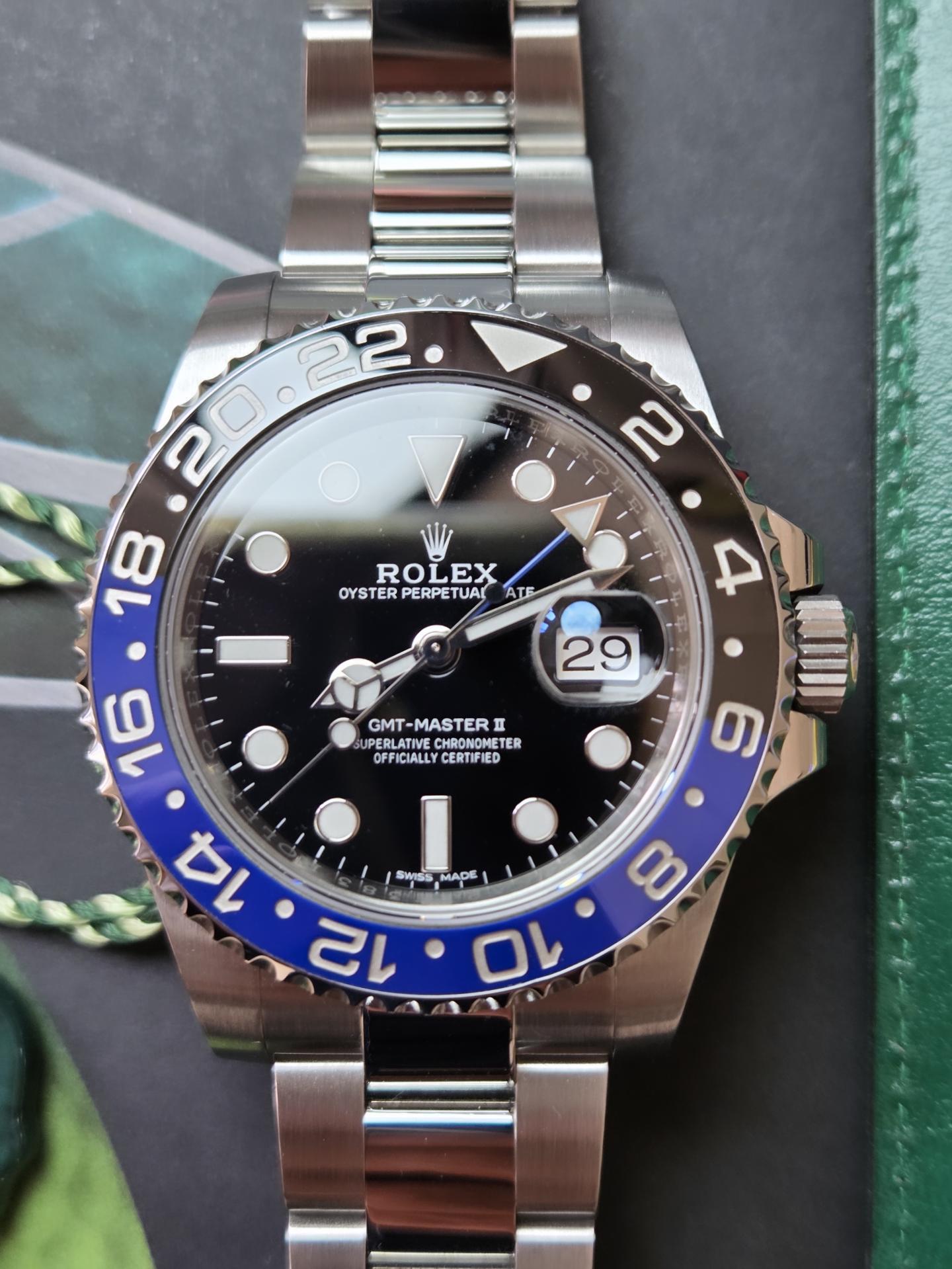 Rolex GMT-Master II 116710BLNR "Batman" – Full Set 2017!