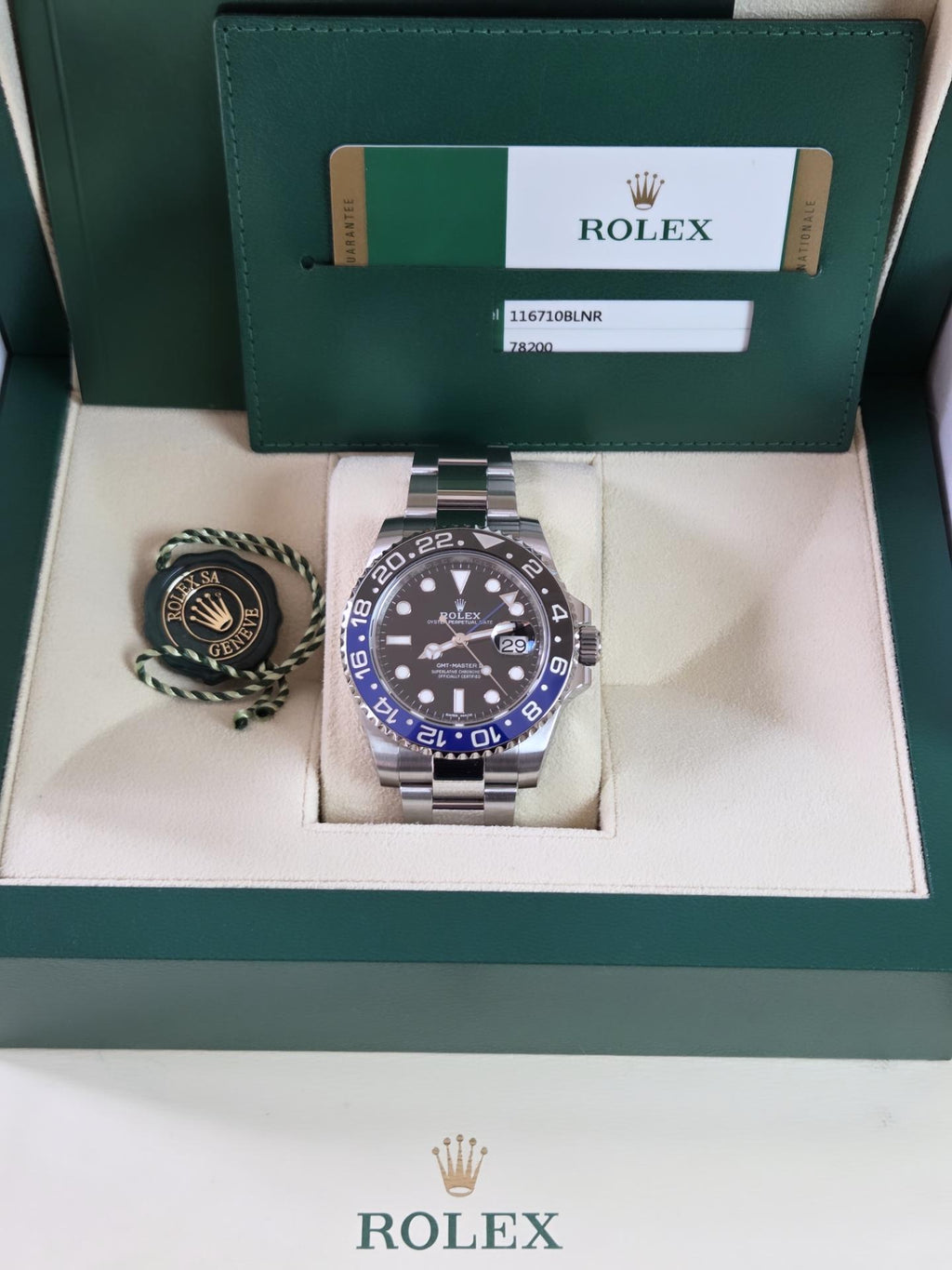 Rolex GMT-Master II 116710BLNR "Batman" – Full Set 2017!