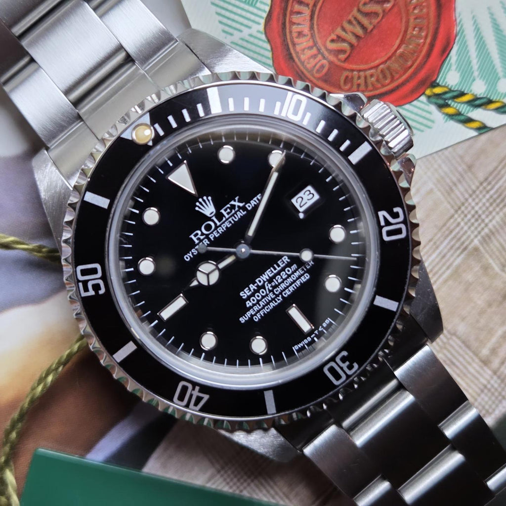 Rolex Sea-Dweller Ref. 16600 | Cream Tritium Dial | Box &amp; Papers 1996 📜
