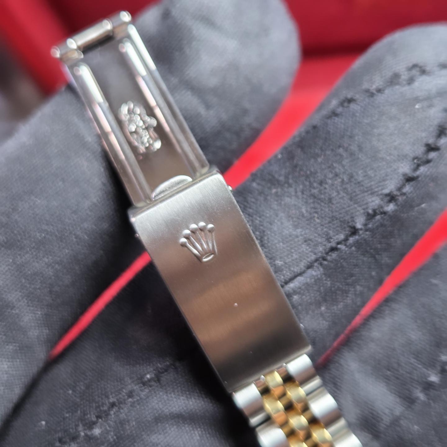 Rolex Lady-Datejust 26 Ref. 69173 – Champagne Tapestry Dial (1993) Excellent Condition!