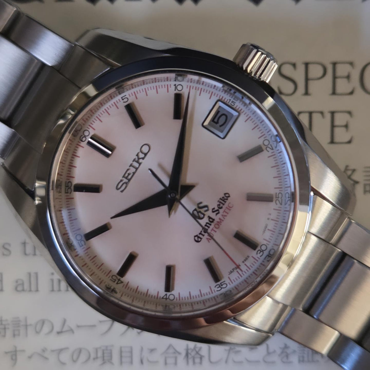 Grand Seiko SBGRO71/ Tropical Patina Dial / full set with original Box and Papers Dated 2015 📜