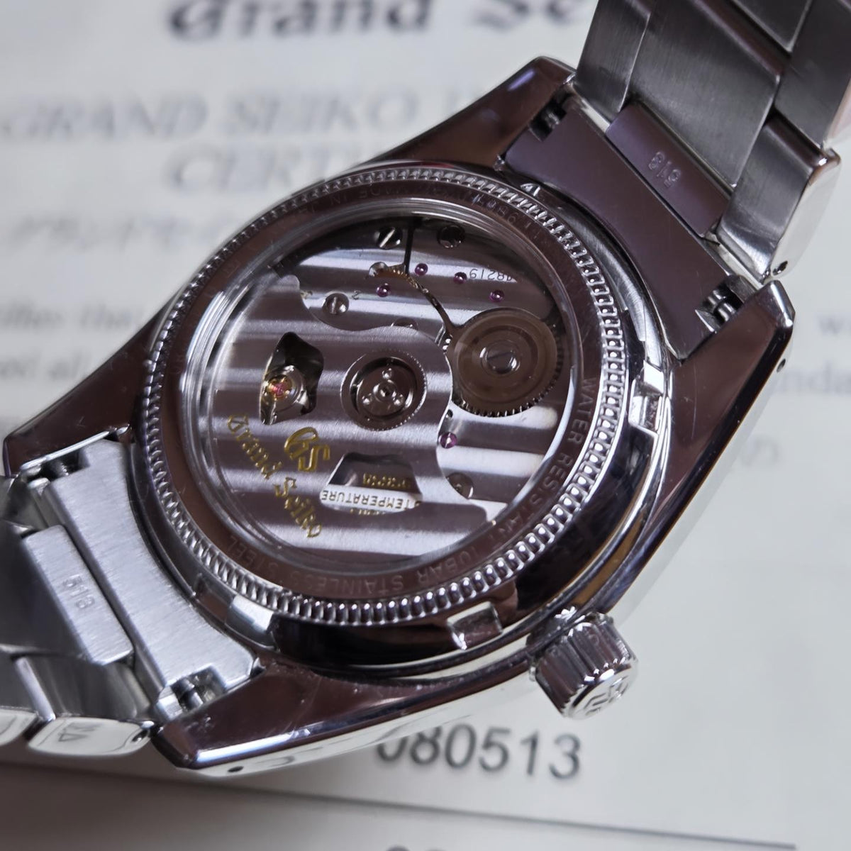Grand Seiko SBGRO71/ Tropical Patina Dial / full set with original Box and Papers Dated 2015 📜