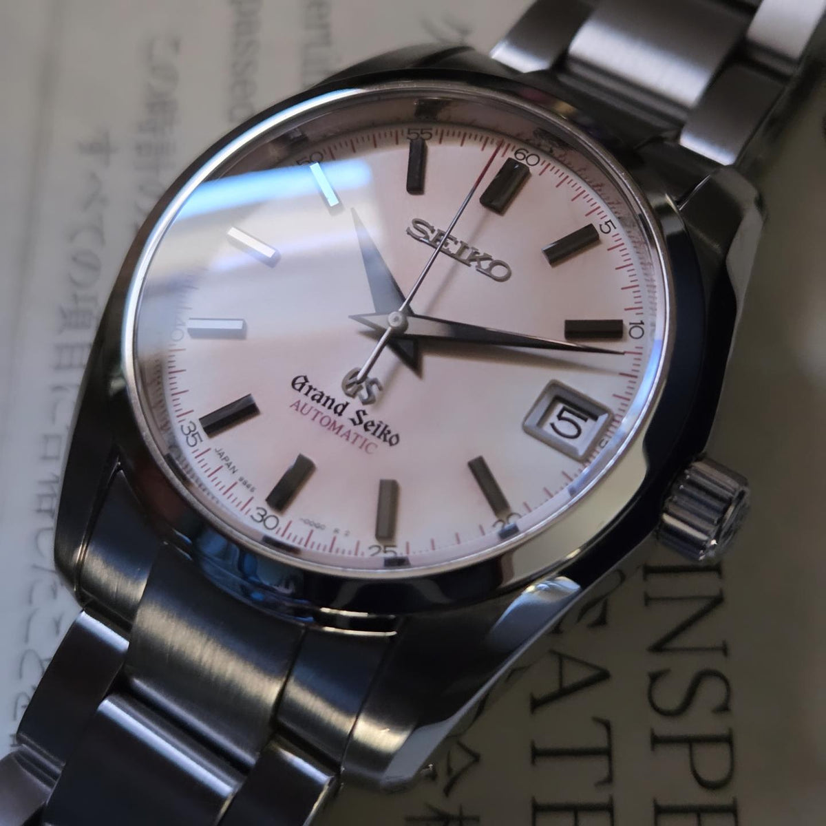 Grand Seiko SBGRO71/ Tropical Patina Dial / full set with original Box and Papers Dated 2015 📜