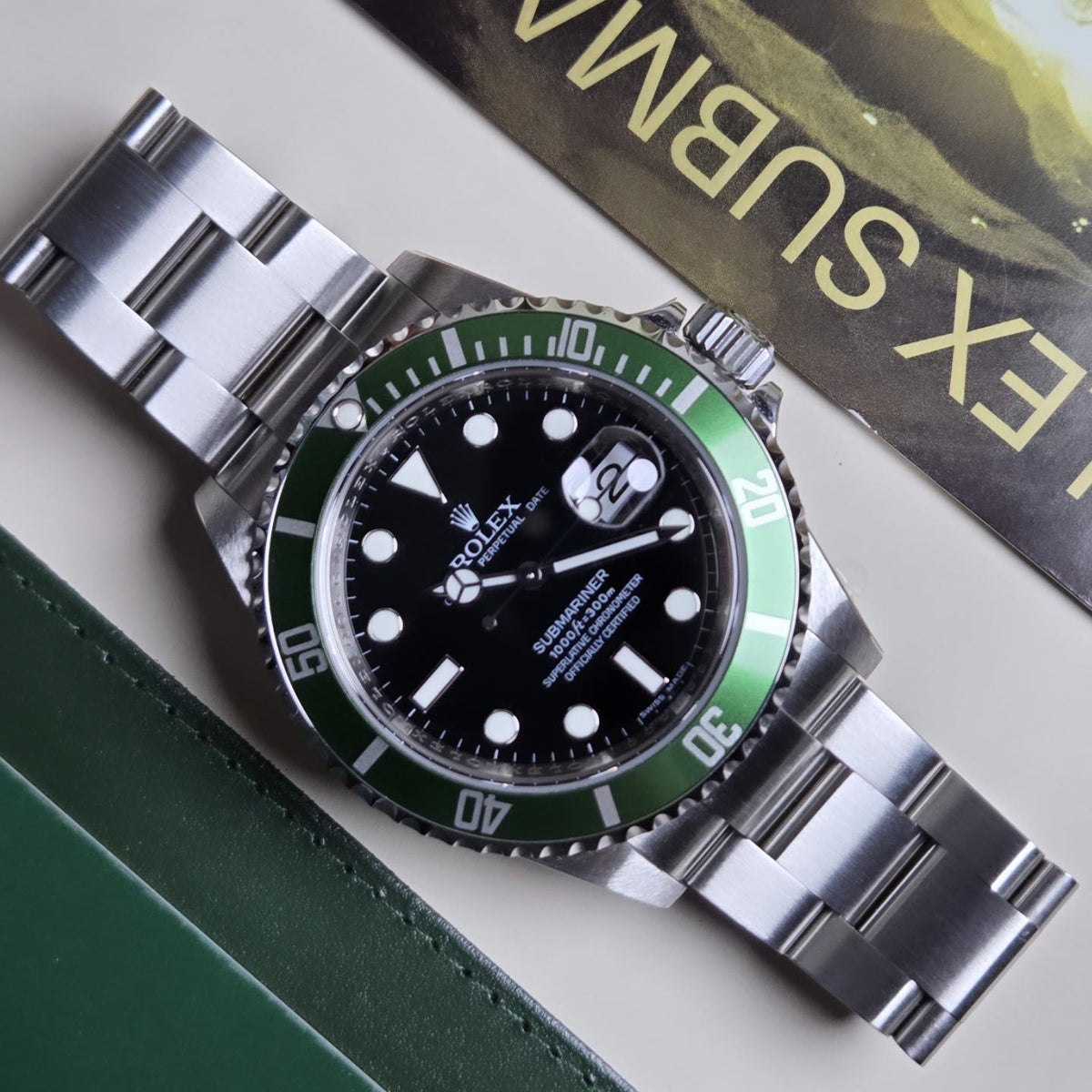 Rolex Submariner 16610LV "Kermit" (2010) — The ultimate green-bezeled time capsule!