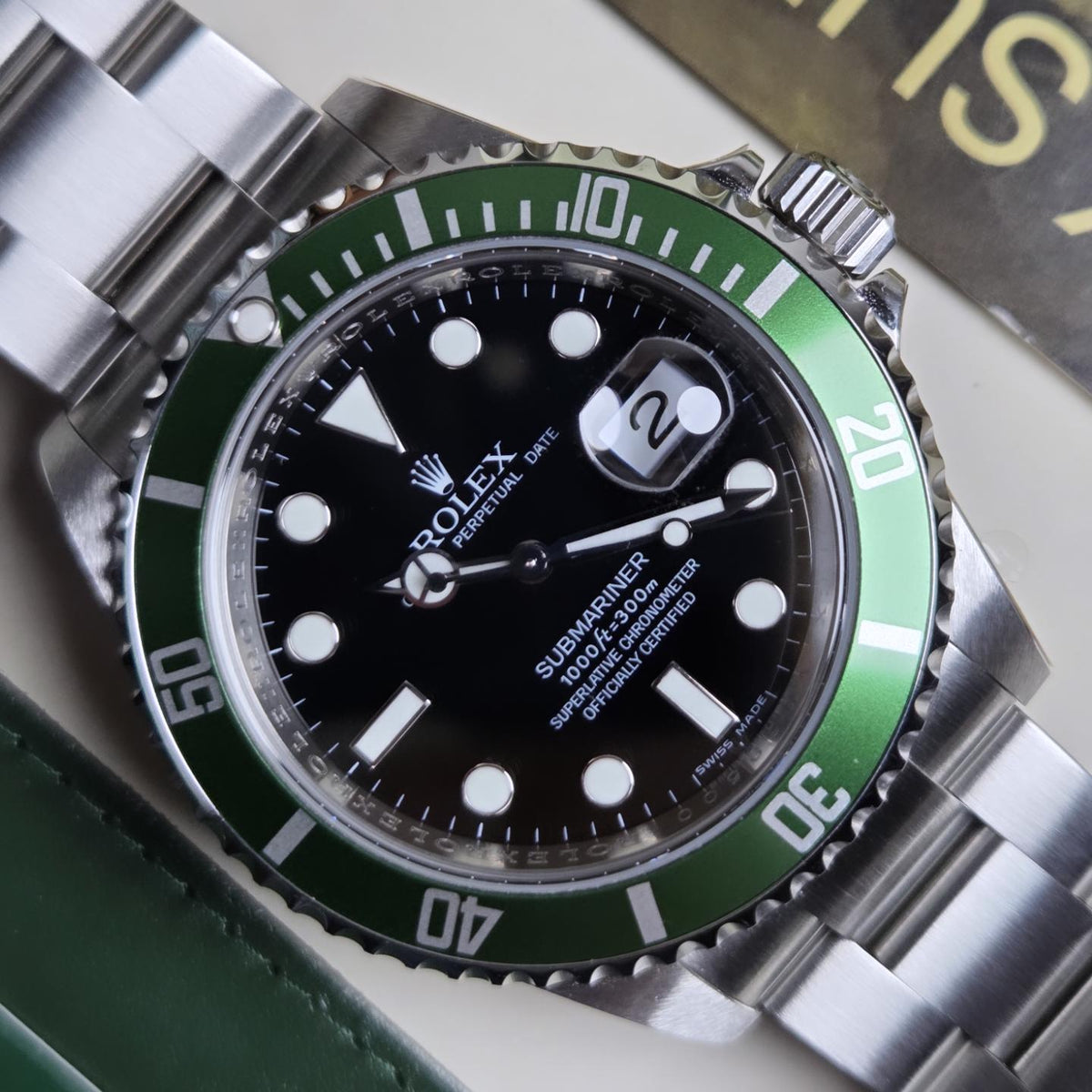 Rolex Submariner 16610LV "Kermit" (2010) — The ultimate green-bezeled time capsule!