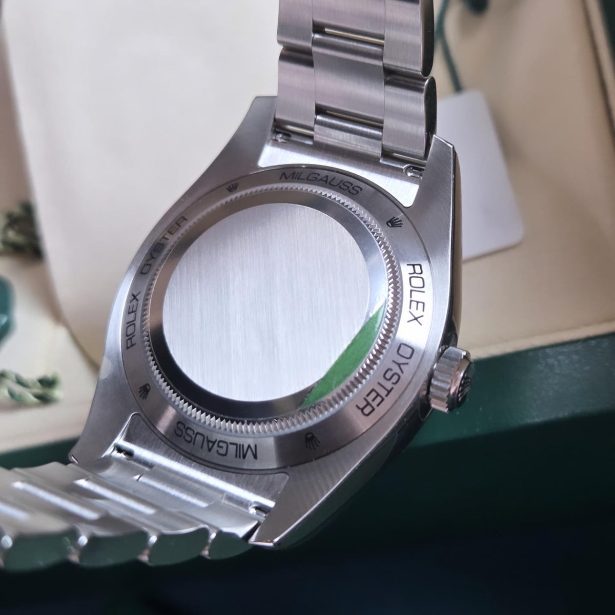 Rolex Milgauss "Z-Blue" 116400GV – Complete Set 2019 - Like New w/ Original Stickers and Protection film