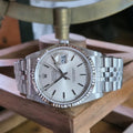 Rolex Datejust 36 (Ref. 16234) Circa 1997 | Crisp Silver Dial | 18K White Gold Fluted Bezel