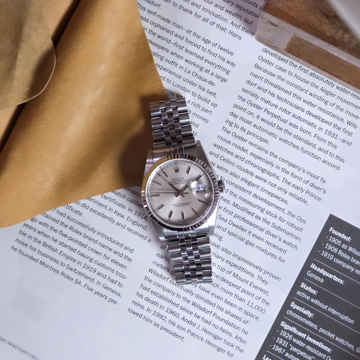 Rolex Datejust 36 (Ref. 16234) Circa 1997 | Crisp Silver Dial | 18K White Gold Fluted Bezel
