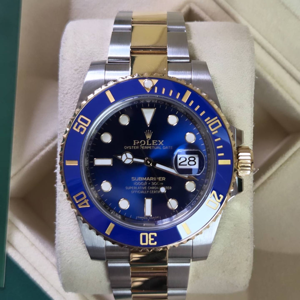 Rolex Submariner Date “Bluesy” 40mm – Ref. 116613LB Two-Tone Yellow Gold - Box &amp; Papers 2017 📜