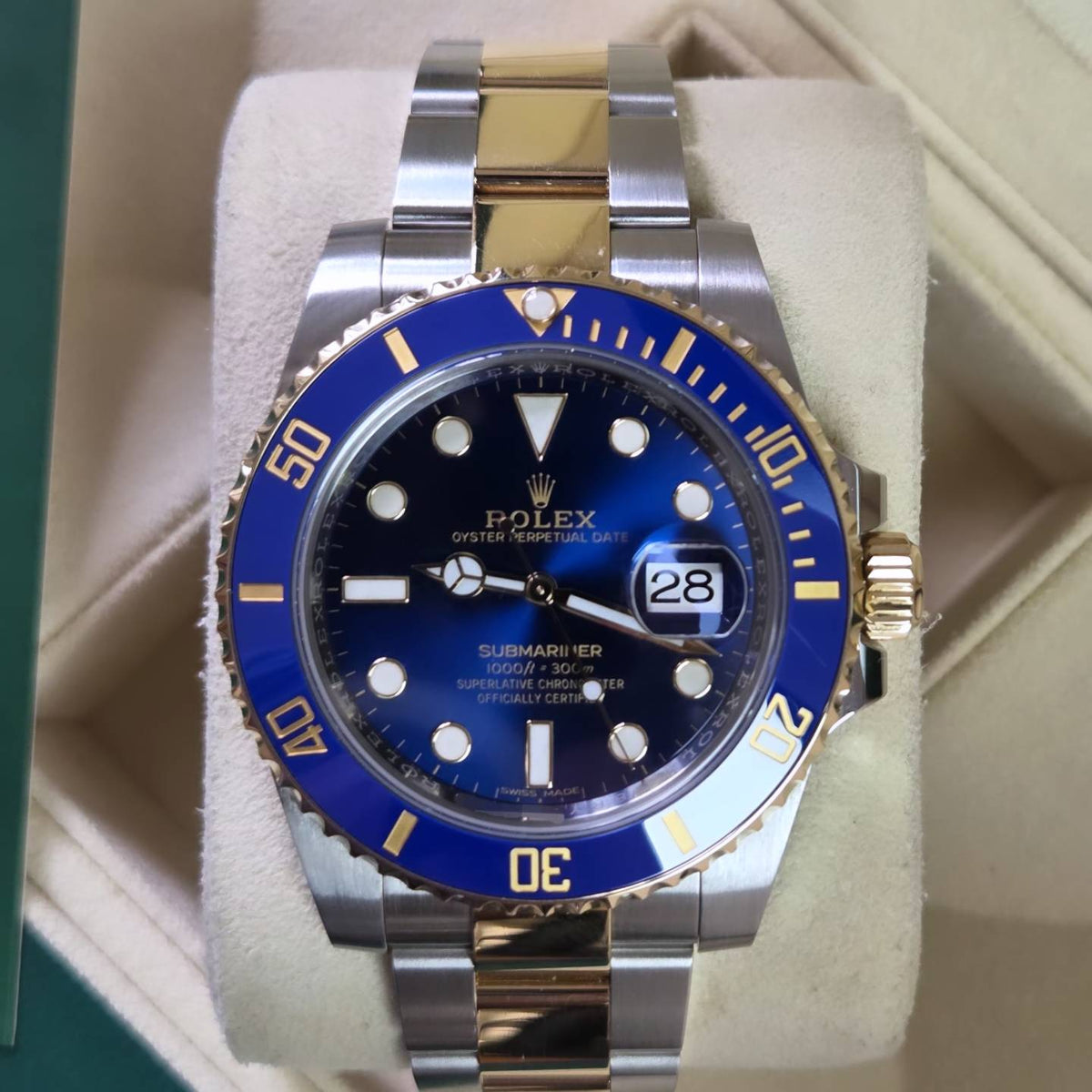 Rolex Submariner Date “Bluesy” 40mm – Ref. 116613LB Two-Tone Yellow Gold - Box &amp; Papers 2017 📜