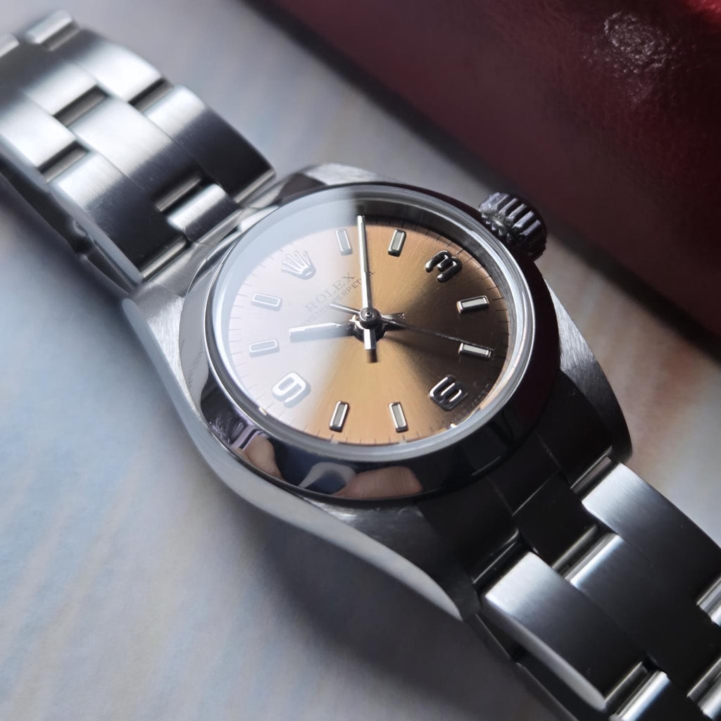 👑 Rolex Lady Oyster Perpetual – Rare Chocolate &nbsp;Dial - Ref: 67180 - 1995 - Excellent Condition!