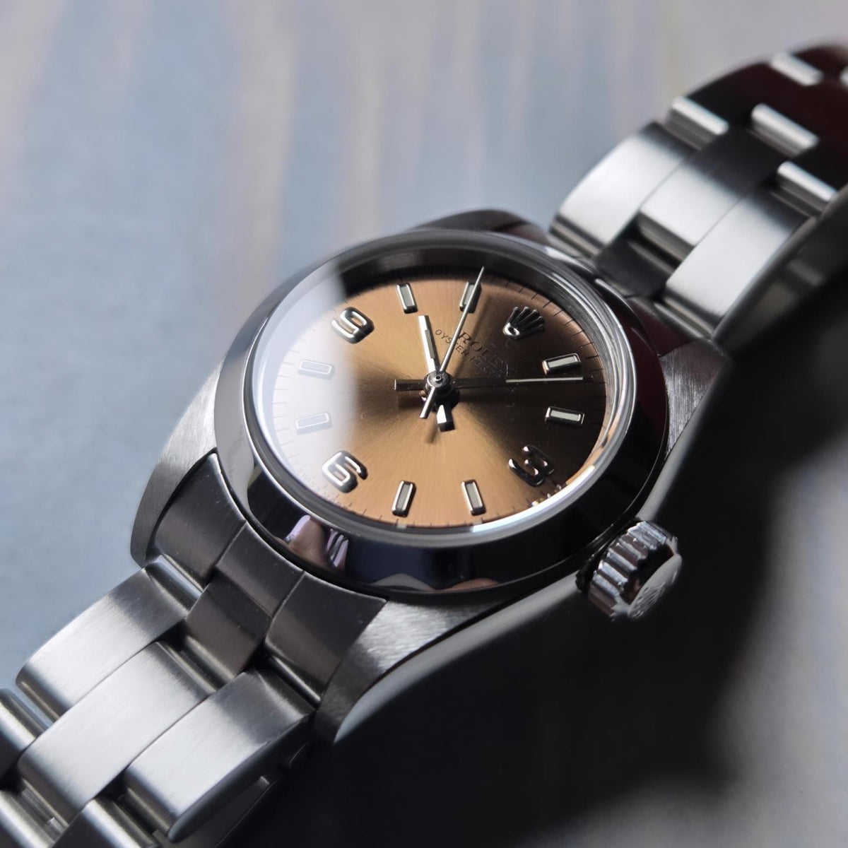 👑 Rolex Lady Oyster Perpetual – Rare Chocolate &nbsp;Dial - Ref: 67180 - 1995 - Excellent Condition!
