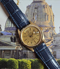 Rolex Day-Date 36 (Ref. 18038) – Striking Champagne Linen Dial!